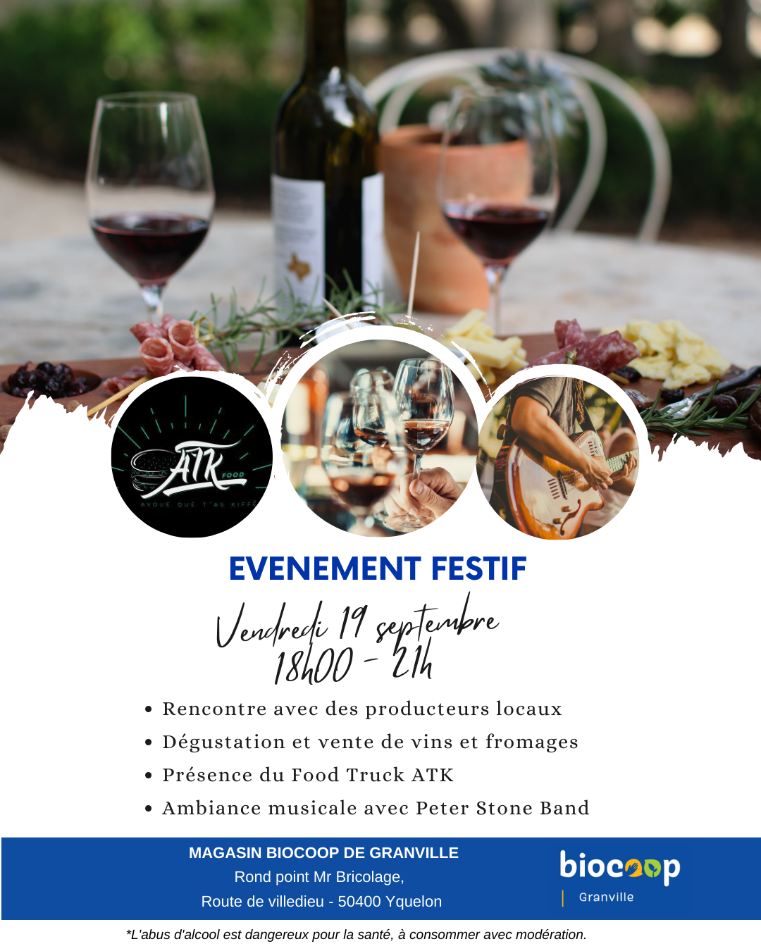 Soirée dégustation vins & fromages 